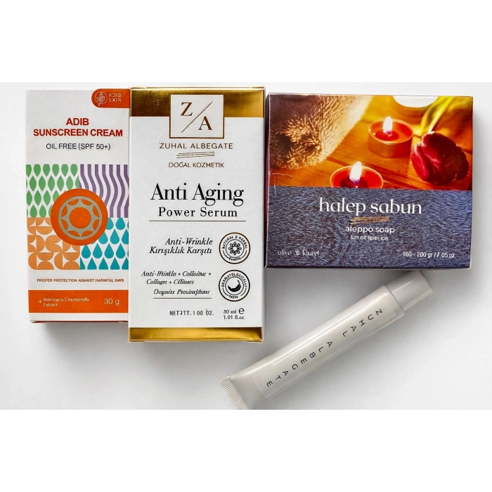 GÜNEŞ KREMLİ DÖRTLÜ GÜZELLİK SETİ