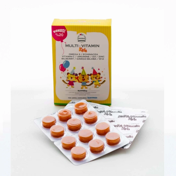 NatVitDay Multi-Vitamin Kids 36 Yumuşak Pastil