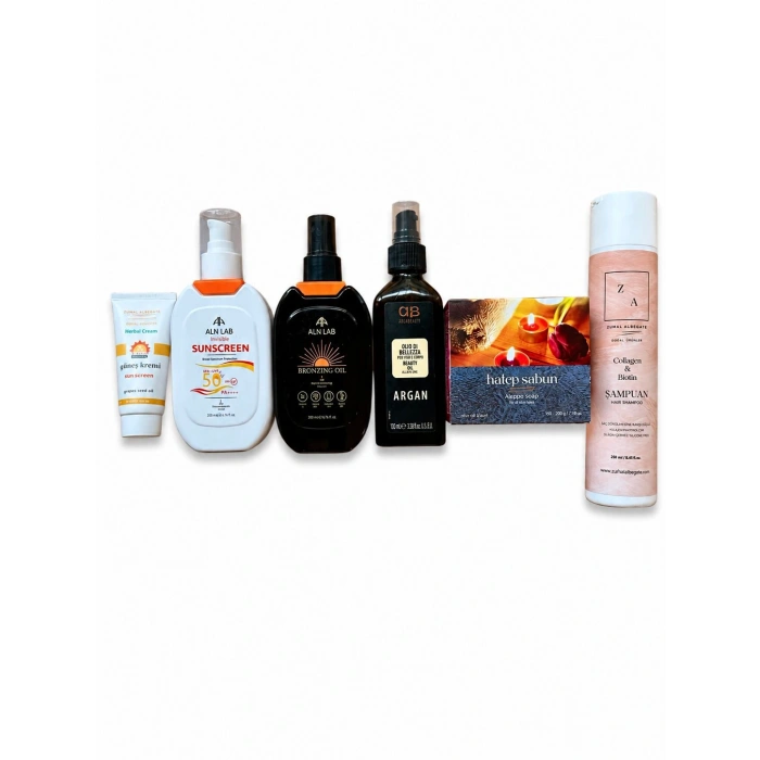 AVANTAJLI TATİL BAKIM SETİ ( Collagen & Biotin Şampuan HEDİYELİ)
