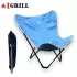 IGRILL Mavi Katlanır Taşıma Çantalı Portatif Kamp Sandalyesi