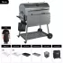 IGRILL Barbekü Elite 740 mm Kömürlü Mangal (Gri)