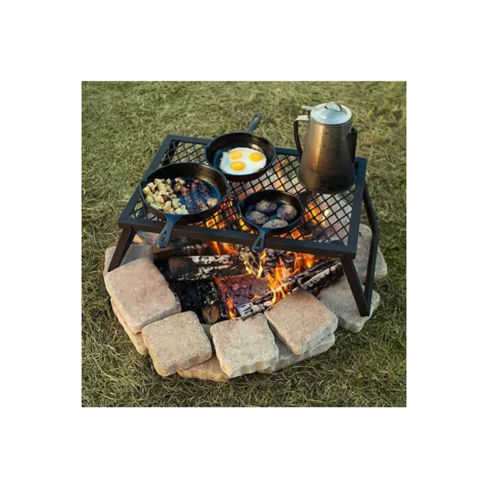 IGRILL Ateş Üstü Ayaklı Katlanır Piknik Izgarası (Büyük Boy)