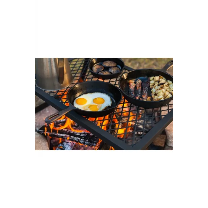 IGRILL Ateş Üstü Ayaklı Katlanır Piknik Izgarası (Büyük Boy)