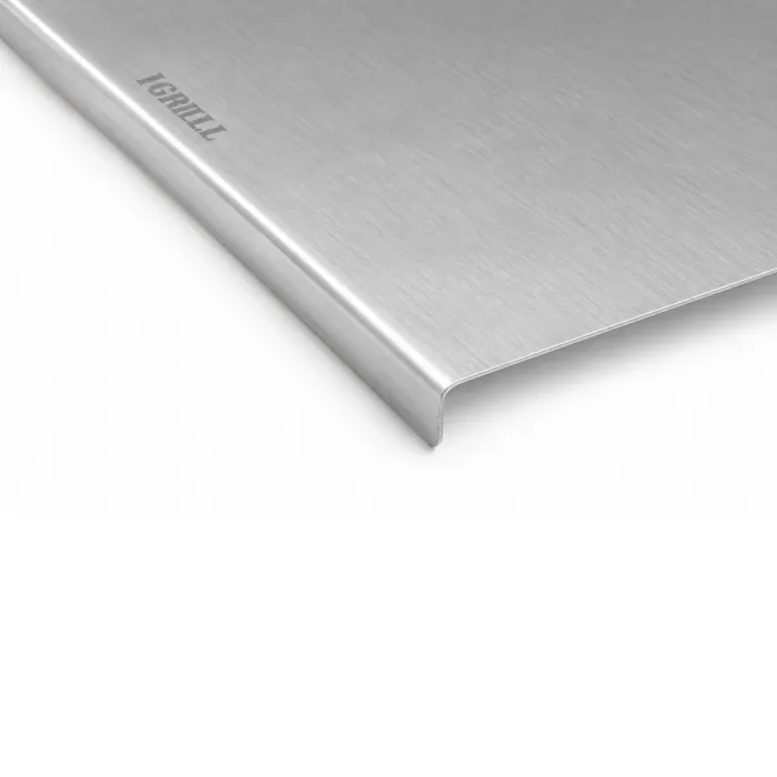 IGRILL Tezgah Üstü Kesme Tahtası 304 Paslanmaz Çelik 60x53cm Et Doğrama ve Mutfak Hazırlık Panosu
