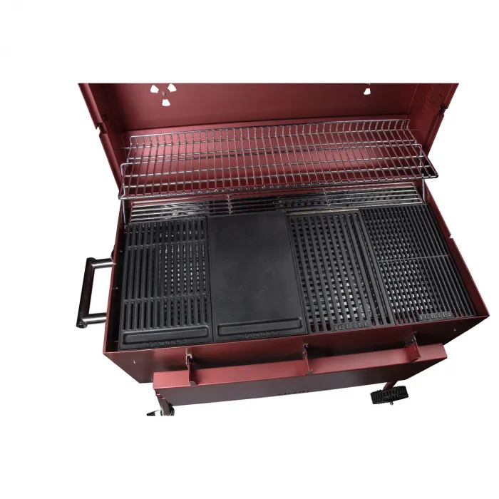 IGRILL Barbekü 1000 mm Kömürlü Mangal (Kırmızı)