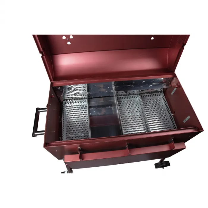 IGRILL Barbekü 1000 mm Kömürlü Mangal (Kırmızı)