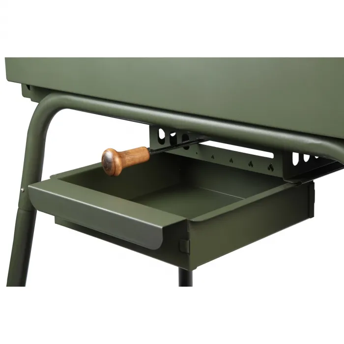 IGRILL Barbekü 1000 mm Kömürlü Mangal (Yeşil)