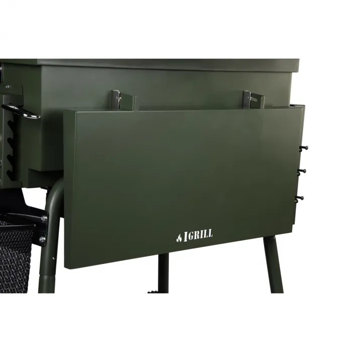 IGRILL Barbekü 1000 mm Kömürlü Mangal (Yeşil)