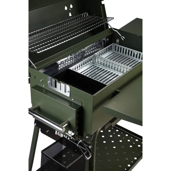 IGRILL Barbekü 1000 mm Kömürlü Mangal (Yeşil)