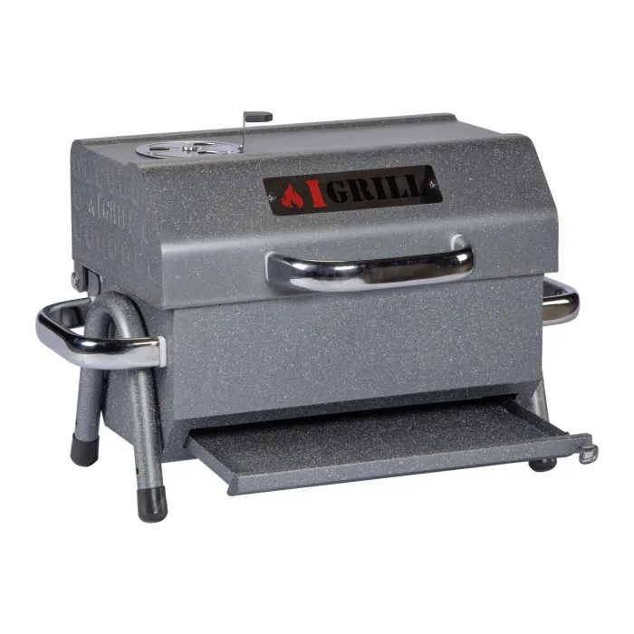 IGRILL Barbekü Cube 402 mm Kömürlü Mangal (Gri)