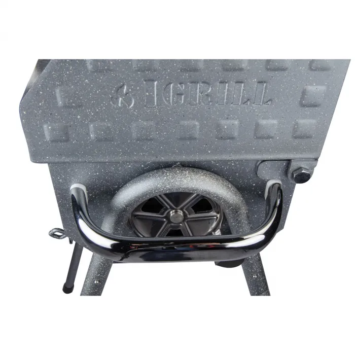 IGRILL Barbekü Cube 402 mm Kömürlü Mangal (Gri)