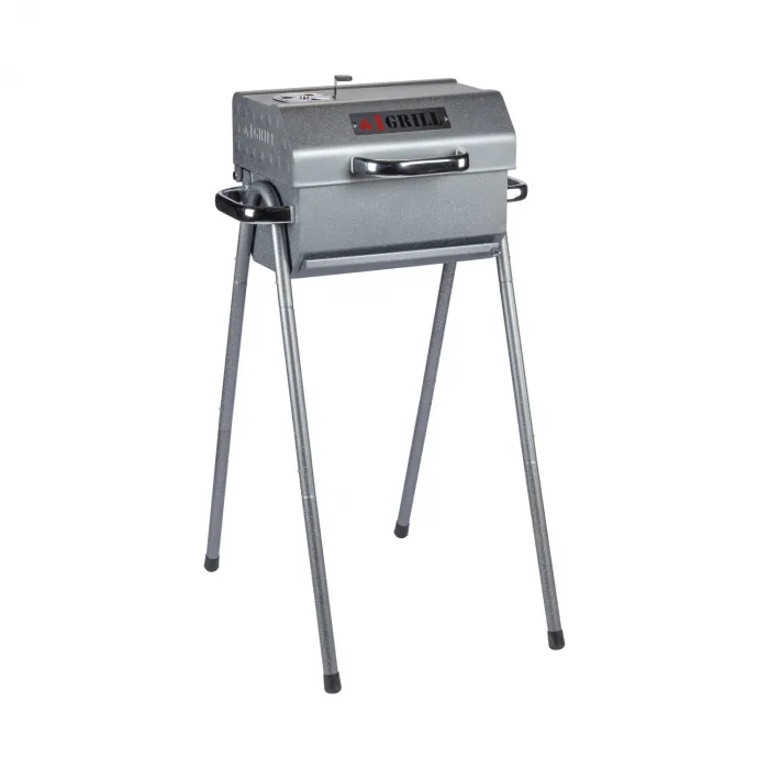 IGRILL Barbekü Cube 402 mm Kömürlü Mangal (Gri)