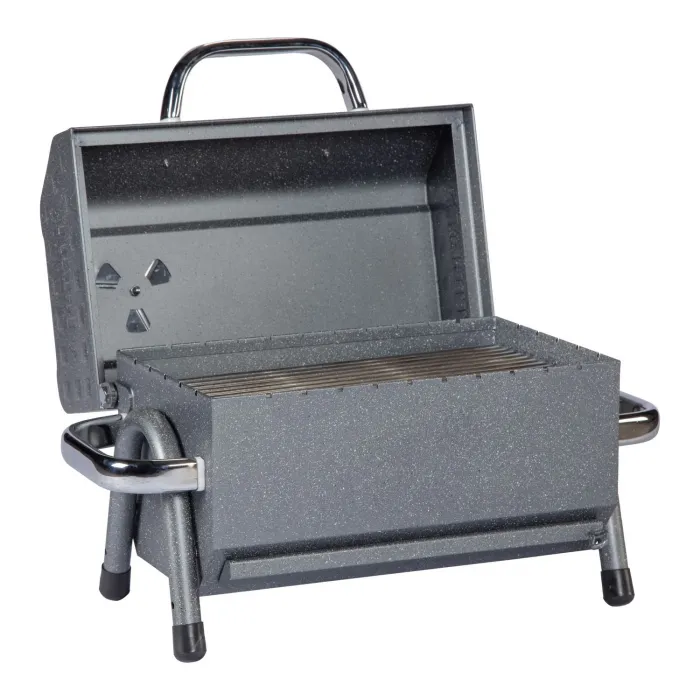 IGRILL Barbekü Cube 402 mm Kömürlü Mangal (Gri)