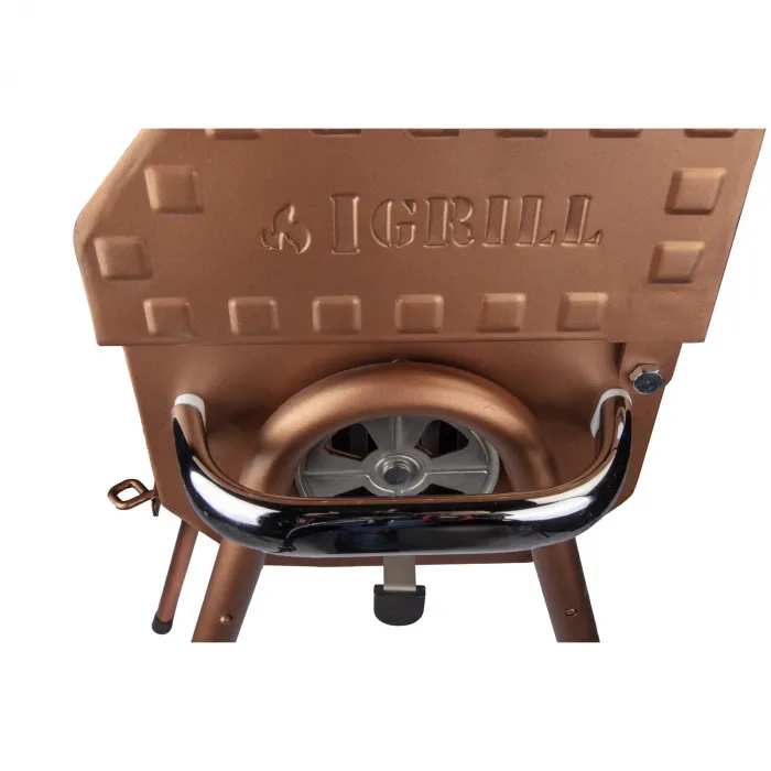 IGRILL Barbekü Cube 402 mm Kömürlü Mangal (Kahverengi)