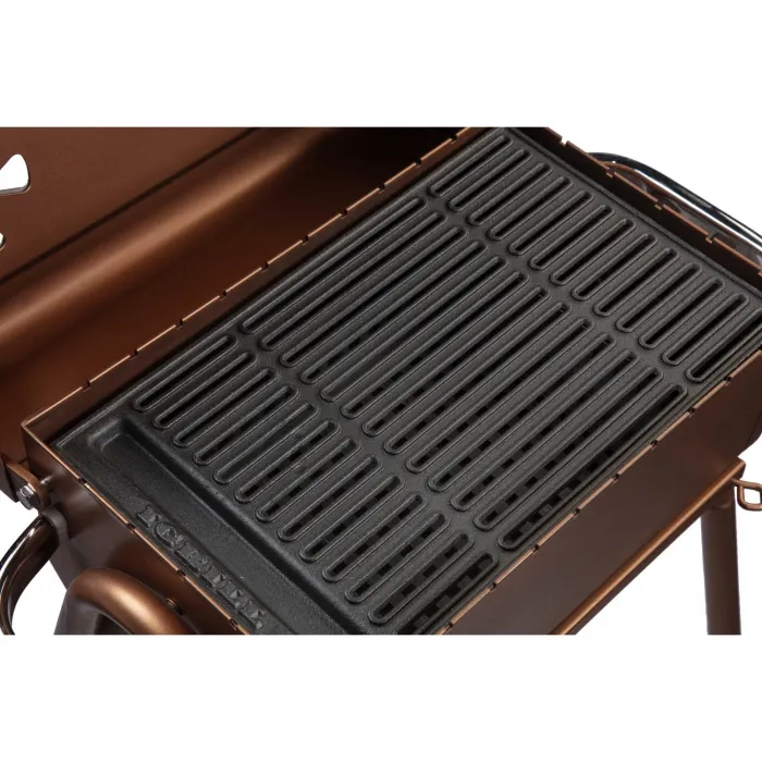 IGRILL Barbekü Cube 402 mm Kömürlü Mangal (Kahverengi)