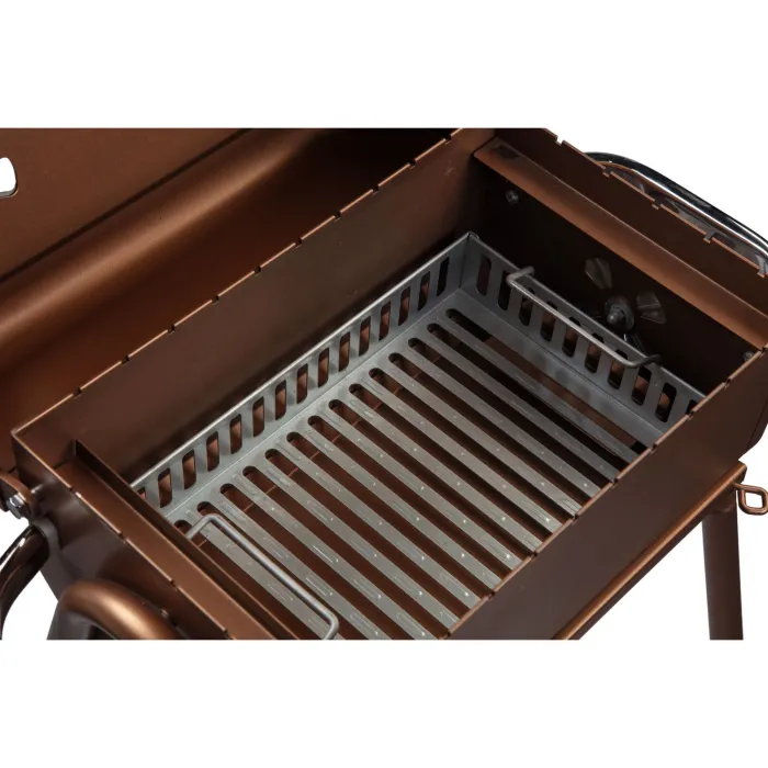 IGRILL Barbekü Cube 402 mm Kömürlü Mangal (Kahverengi)