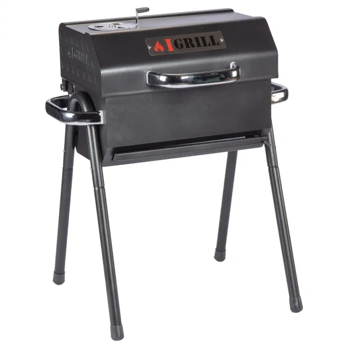 IGRILL Barbekü Cube 402 mm Kömürlü Mangal (Siyah)