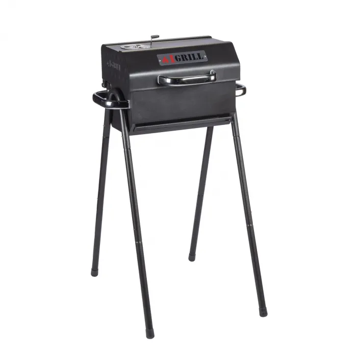 IGRILL Barbekü Cube 402 mm Kömürlü Mangal (Siyah)