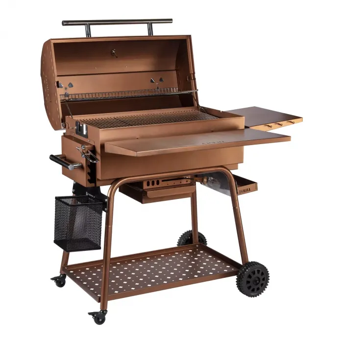 IGRILL Barbekü Elite 740 mm Kömürlü Kahverengi Mangal - Master Grill Set