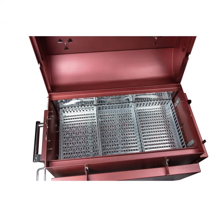 IGRILL Barbekü Elite 740 mm Kömürlü Mangal (Kırmızı)