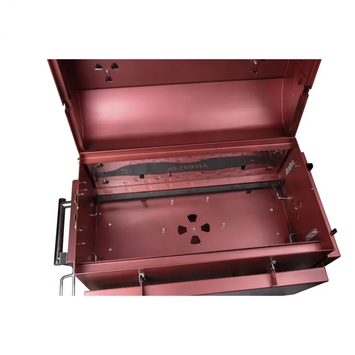 IGRILL Barbekü Elite 740 mm Kömürlü Mangal (Kırmızı)