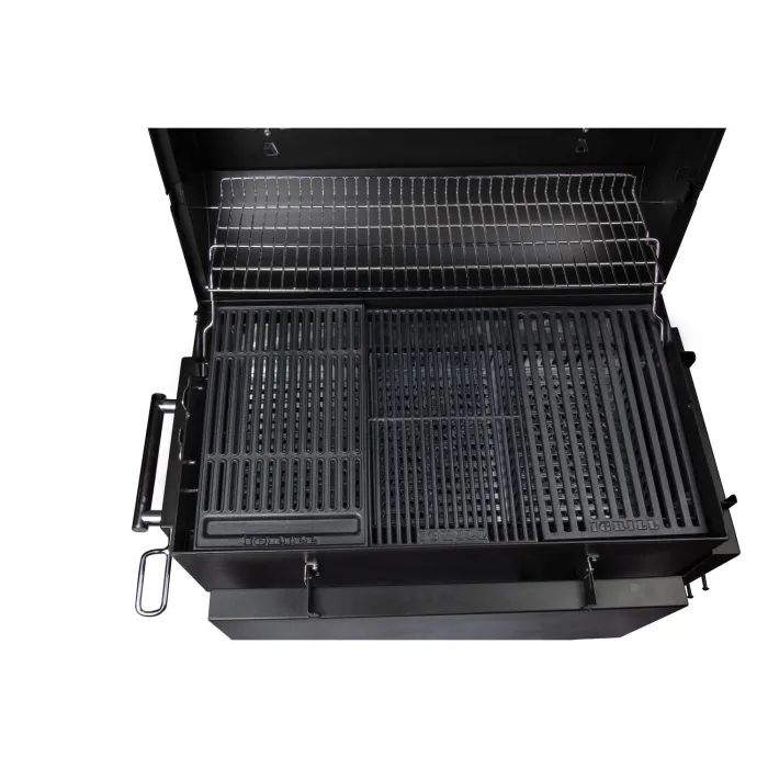 IGRILL Barbekü Elite 740 mm Kömürlü Mangal (Siyah)