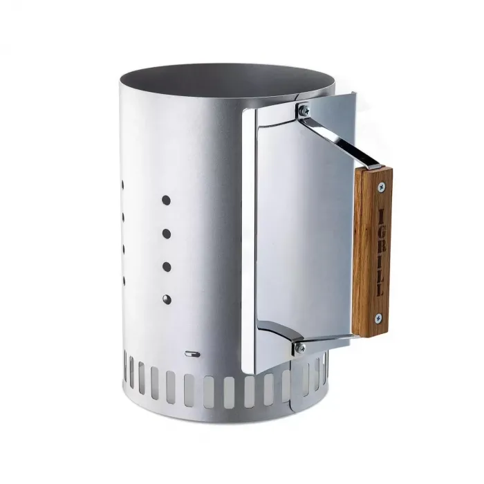 IGRILL Barbekü Elite 740 mm Kömürlü Siyah Mangal - Master Grill Set