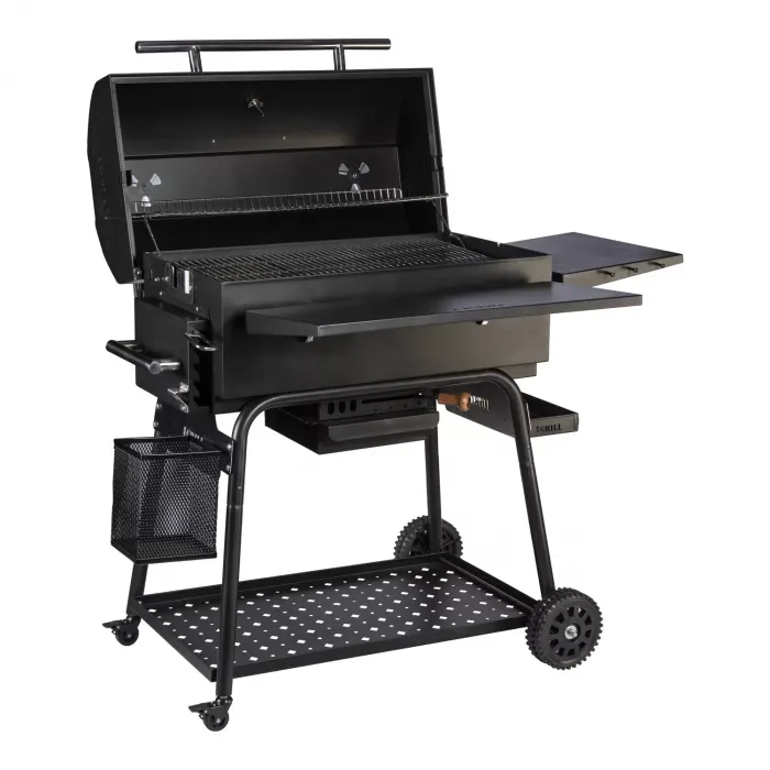 IGRILL Barbekü Elite 740 mm Kömürlü Siyah Mangal - Master Grill Set