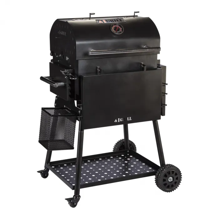 IGRILL Barbekü Hub 515 mm Kömürlü Mangal (Siyah)