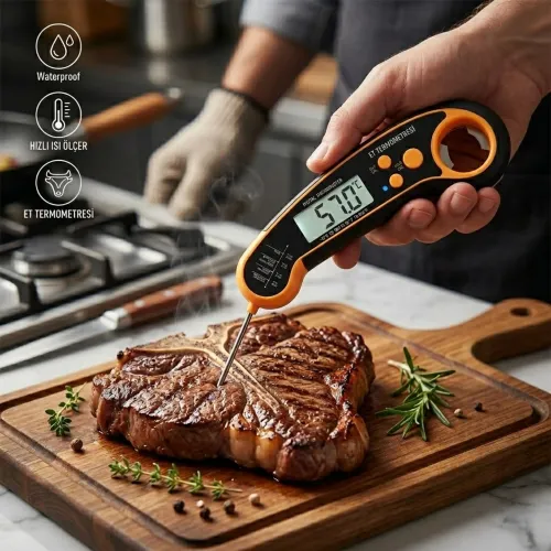 IGRILL Waterproof Digital Food Thermometer (Orange)