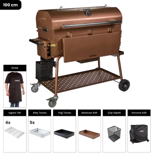 IGRILL Barbecue 1000 mm Charcoal Grill (Brown)