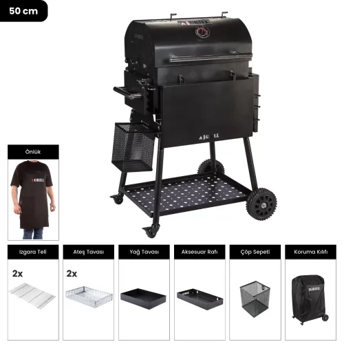 IGRILL Barbecue Hub 515 mm Charcoal Grill (Black)