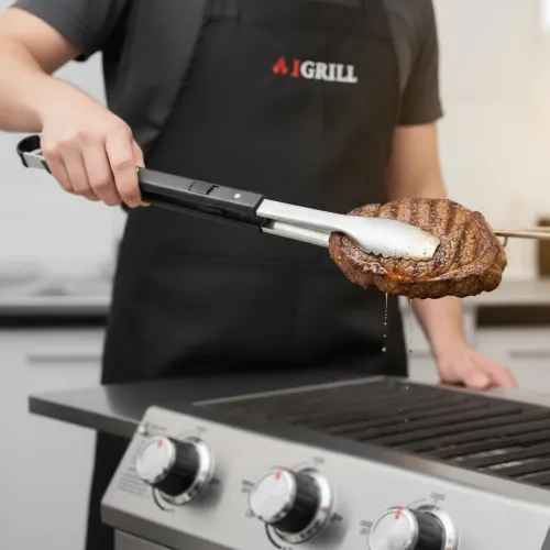 IGRILL BBQ Grill Stainless Steel Meat Tongs (52cm) - ProTongs