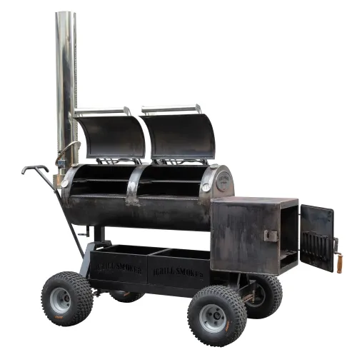 IGRILL Wheeled Double Grate Smoker