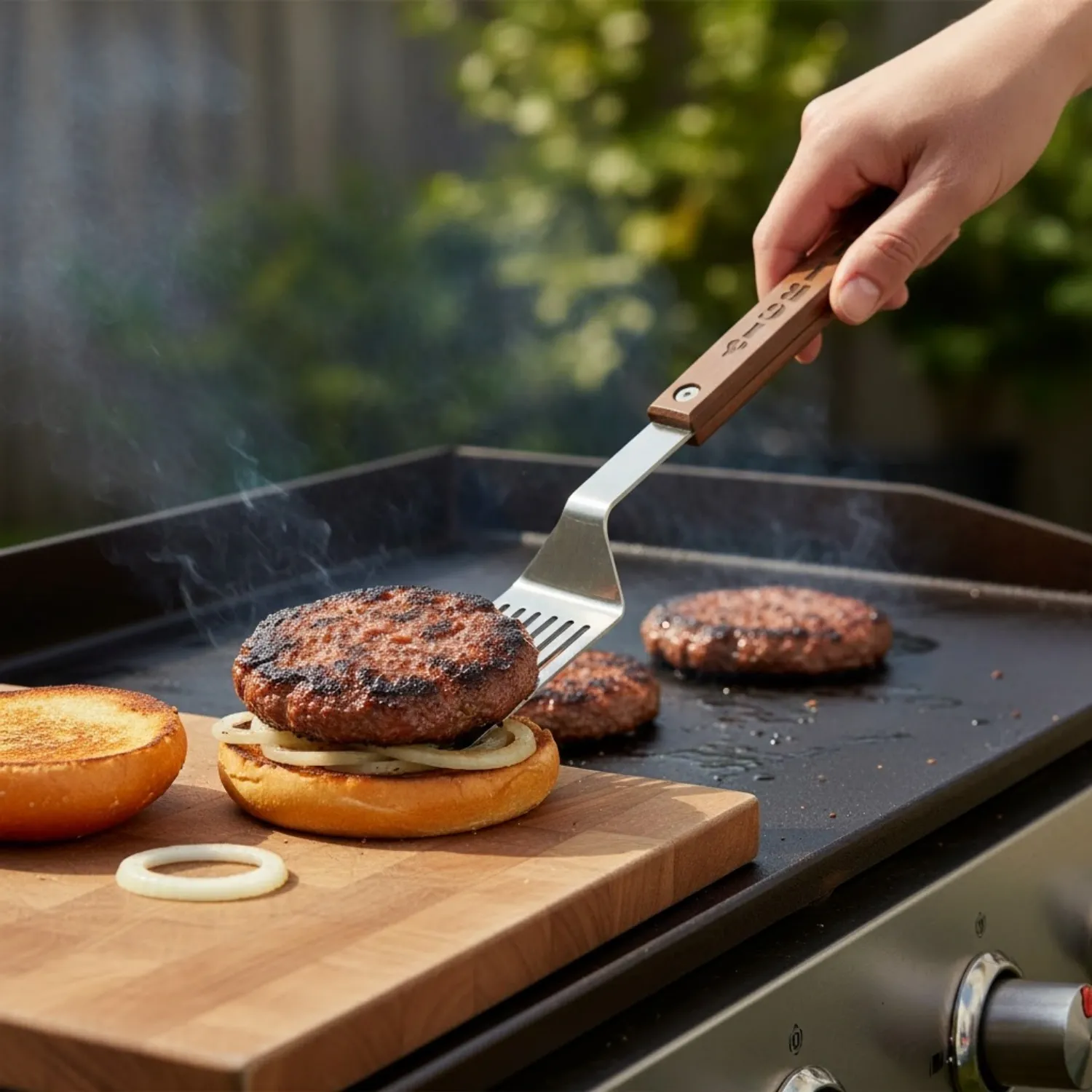 IGRILL Ahşap Saplı Spatula