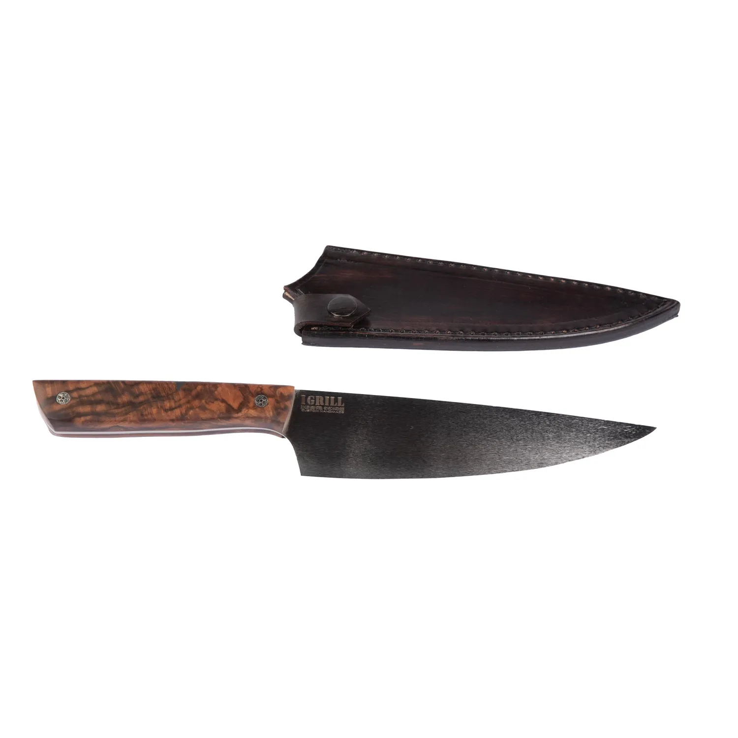 IGRILL Chef Diamond Walnut Wood Knife - Pattern 1
