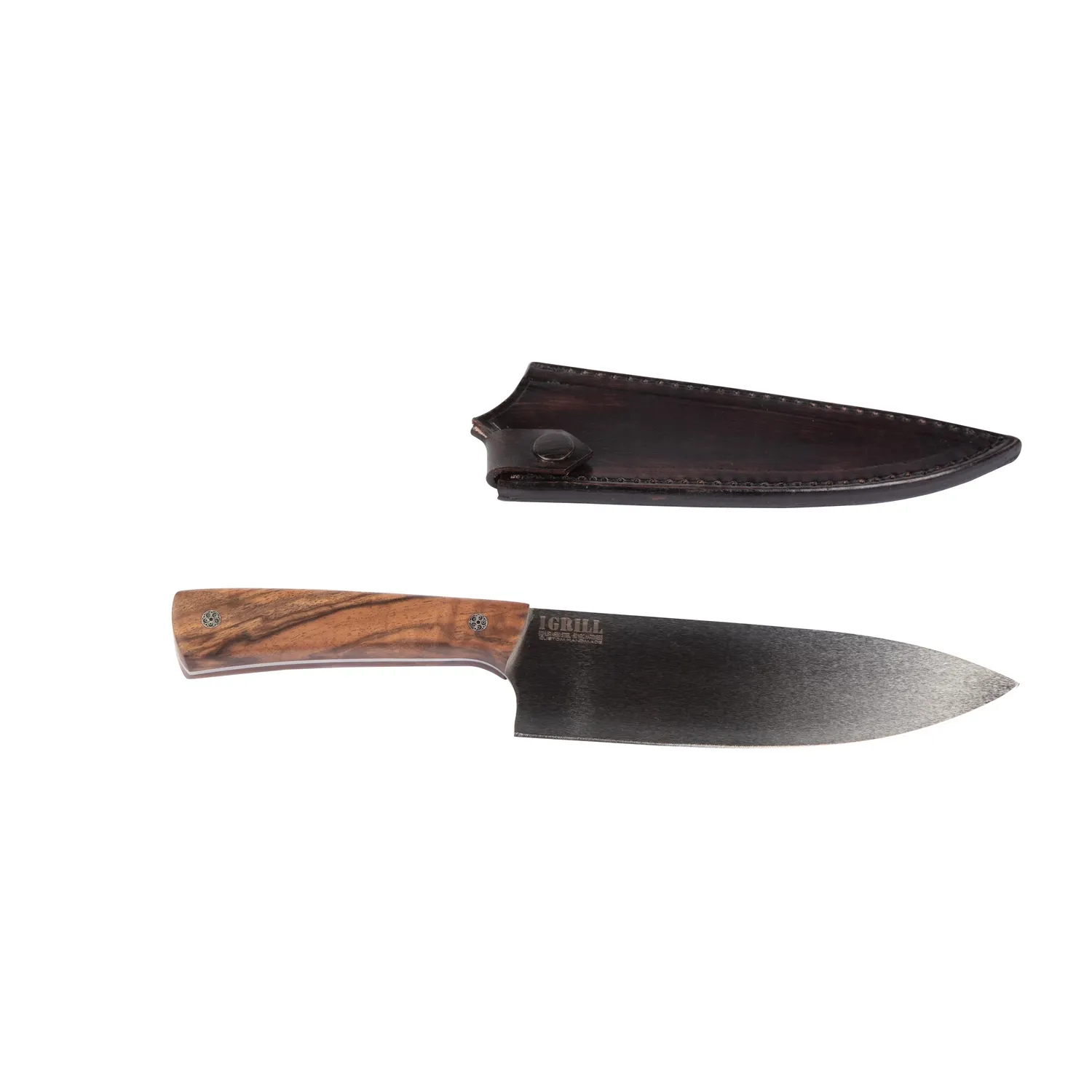 IGRILL Chef Elite Walnut Wood Knife - Design 2