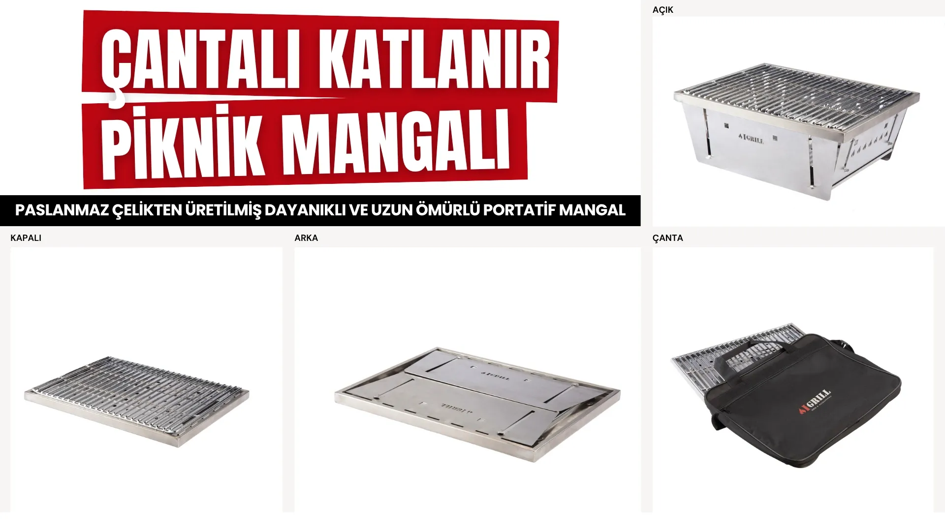 Katlanır Portatif Mangal