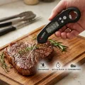 IGRILL Meat Thermometer Waterproof Digital Fast Heat Indicator (Black)
