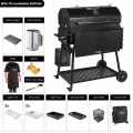 IGRILL Barbekü Elite 740 mm Kömürlü Siyah Mangal - Master Grill Set
