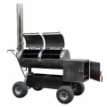 IGRILL Tekerlekli Çift Izgaralı Smoker