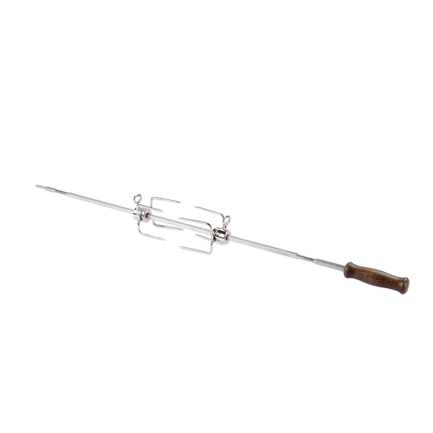 Onlyfire BRF-6002 BBQ draaispit vorken, 2 x vleesvorken klem met borgschroef voor rotisserie spit staven met diameter van 13 mm en kleiner