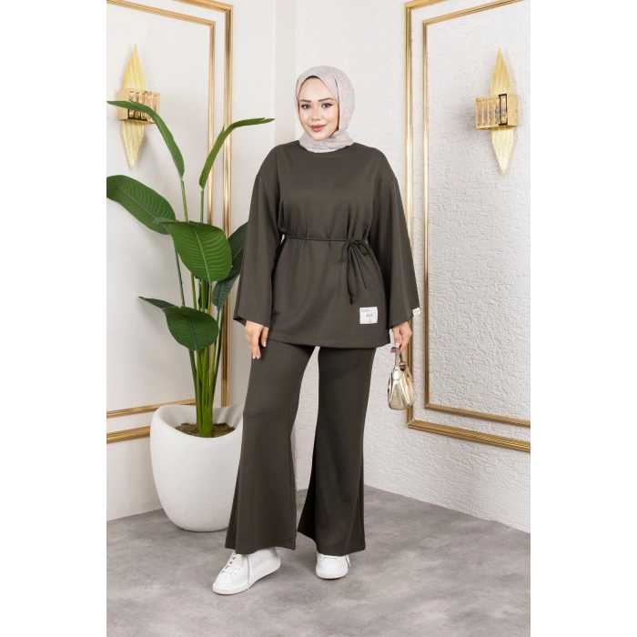 Modal Kumaş İspanyol Paça Takım