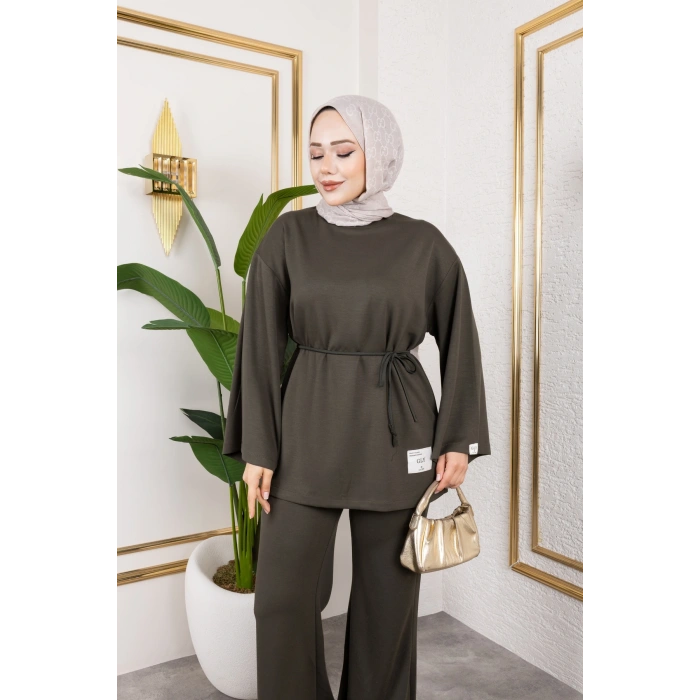 Modal Kumaş İspanyol Paça Takım