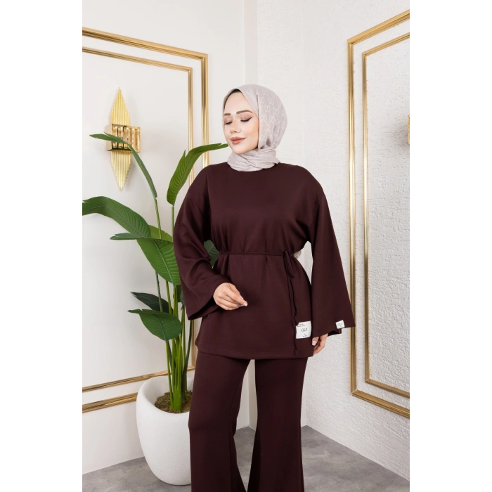 Modal Kumaş İspanyol Paça Takım