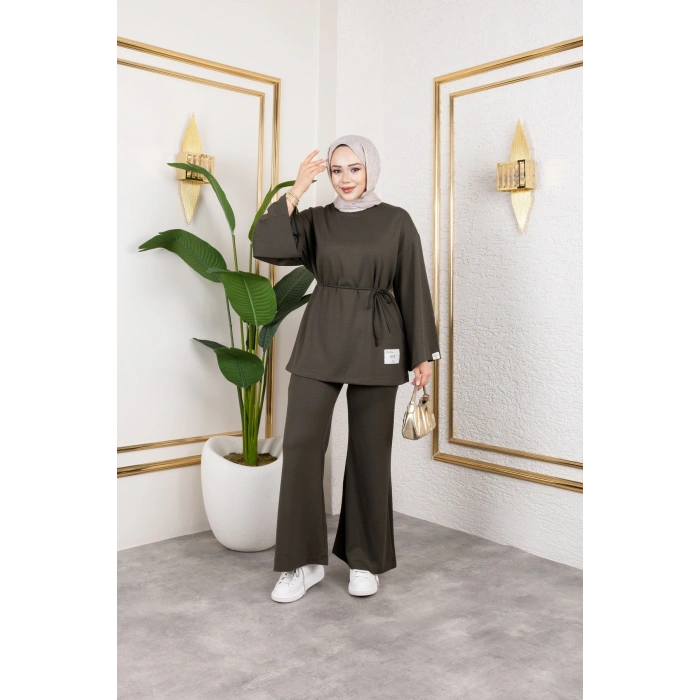 Modal Kumaş İspanyol Paça Takım