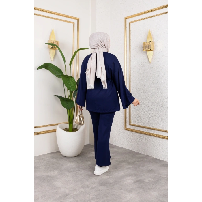 Modal Kumaş İspanyol Paça Takım