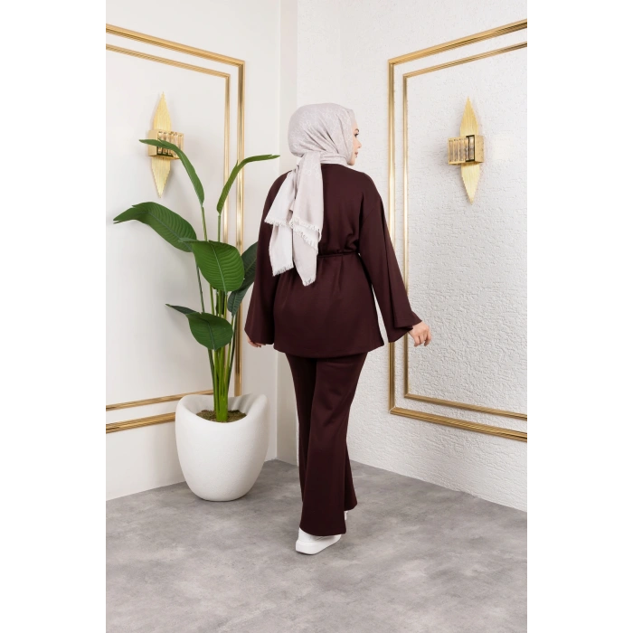 Modal Kumaş İspanyol Paça Takım