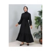 Lara Kuşaklı Elbise Siyah