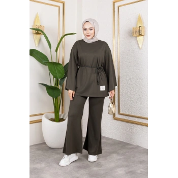 Modal Kumaş İspanyol Paça Takım